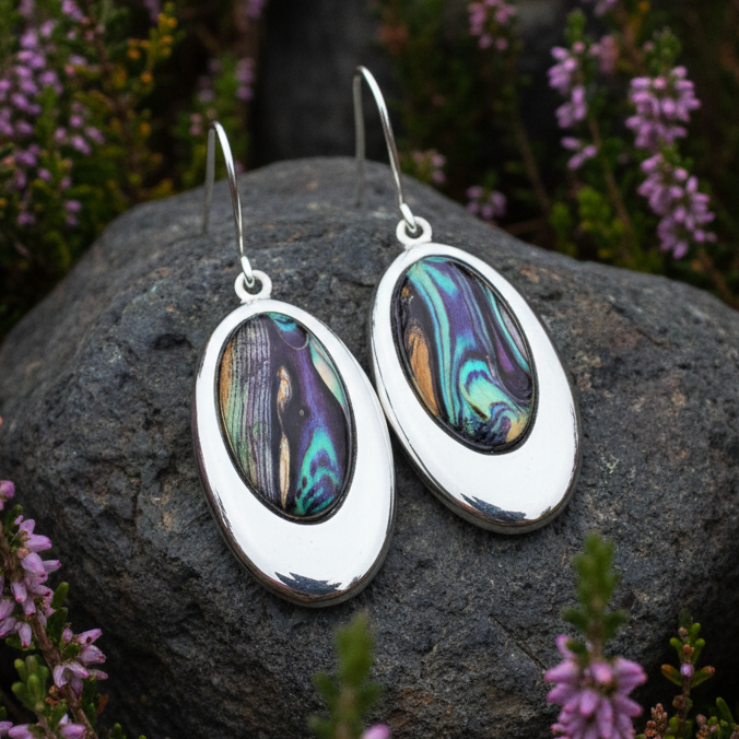 Heathergems Celtic Teardrop Earrings