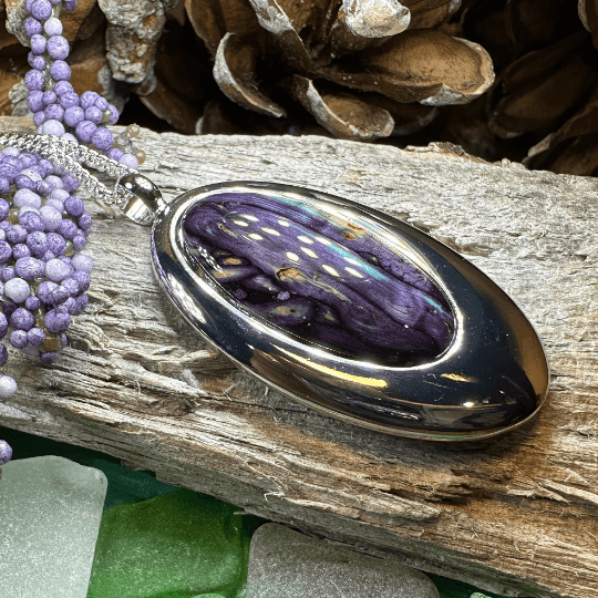 Scottish Highlands Necklace - Purple