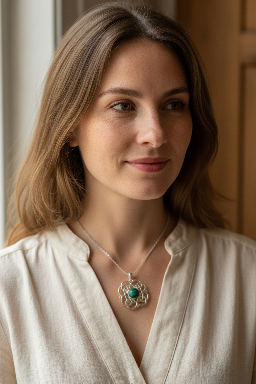 Heathergems Celtic Knot Necklace
