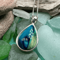 Heathergems Edith Scottish Necklace - Blue-Green