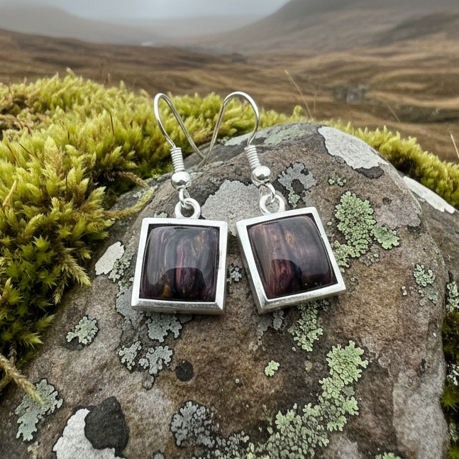 Heathergems Square Earrings