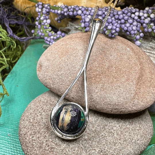 Scottish Raindrop Heathergems Necklace - Multi