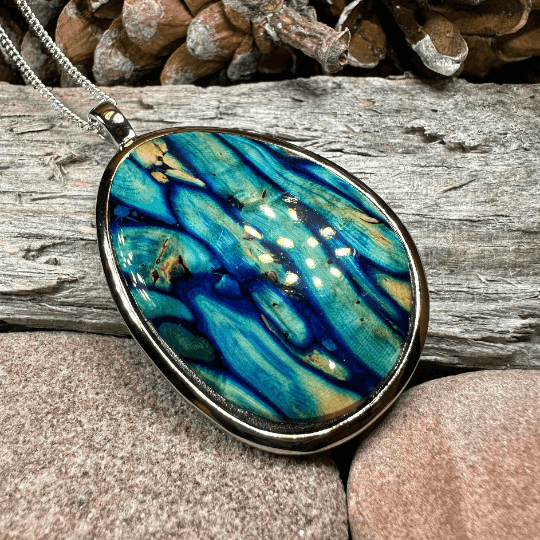 Scottish Organic Heathergems Necklace - Green