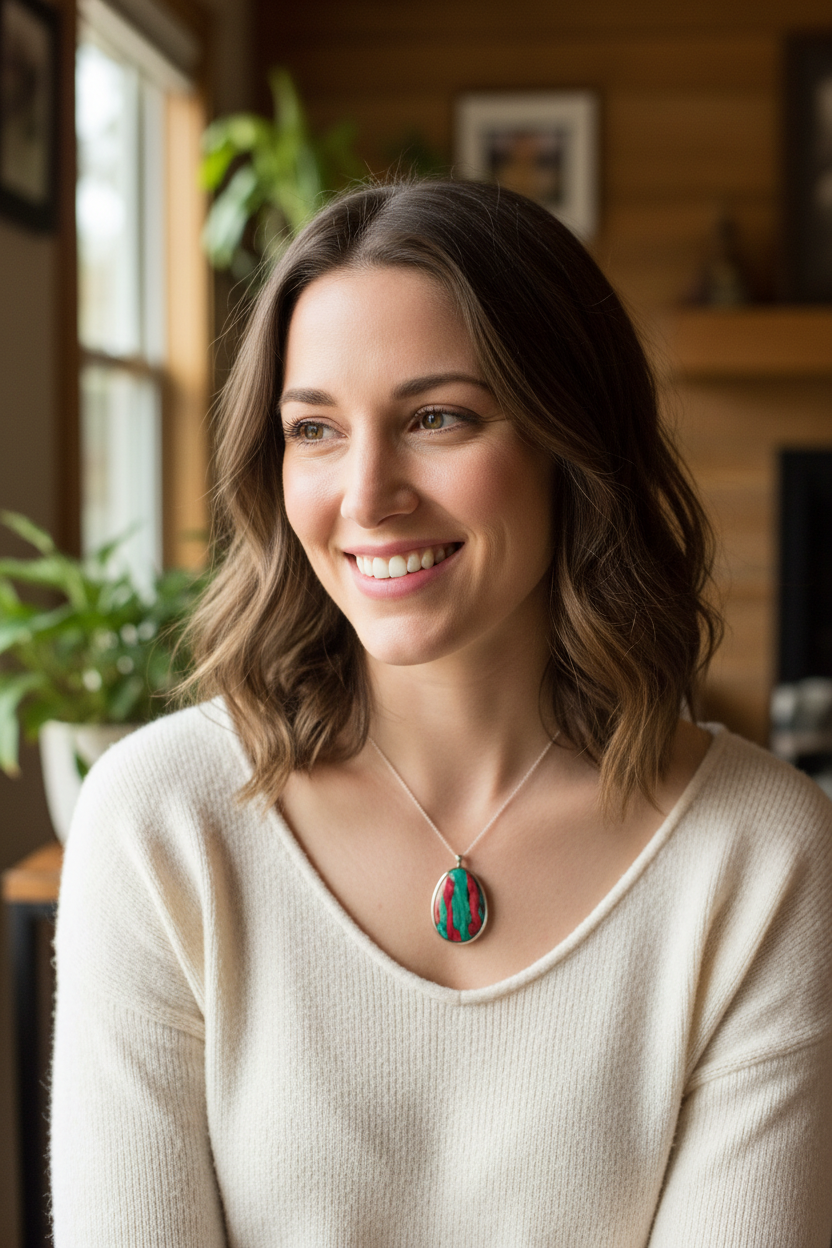 Scottish Organic Heathergems Necklace