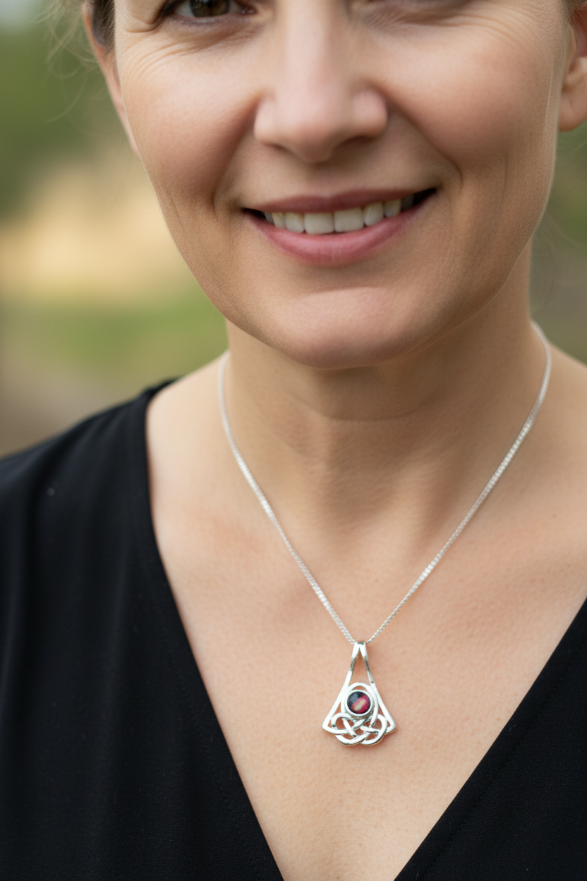 Heathergems Celtic Knot Necklace