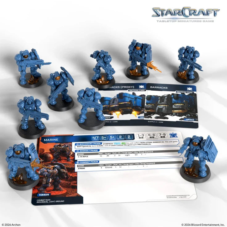 StarCraft The Miniatures Game: Terran: Marine Expansion Set
