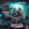 High-Tide Jurakin Mirmidon: Sculpt A (Male Merfolk Warrior) - With Helmet / Spear