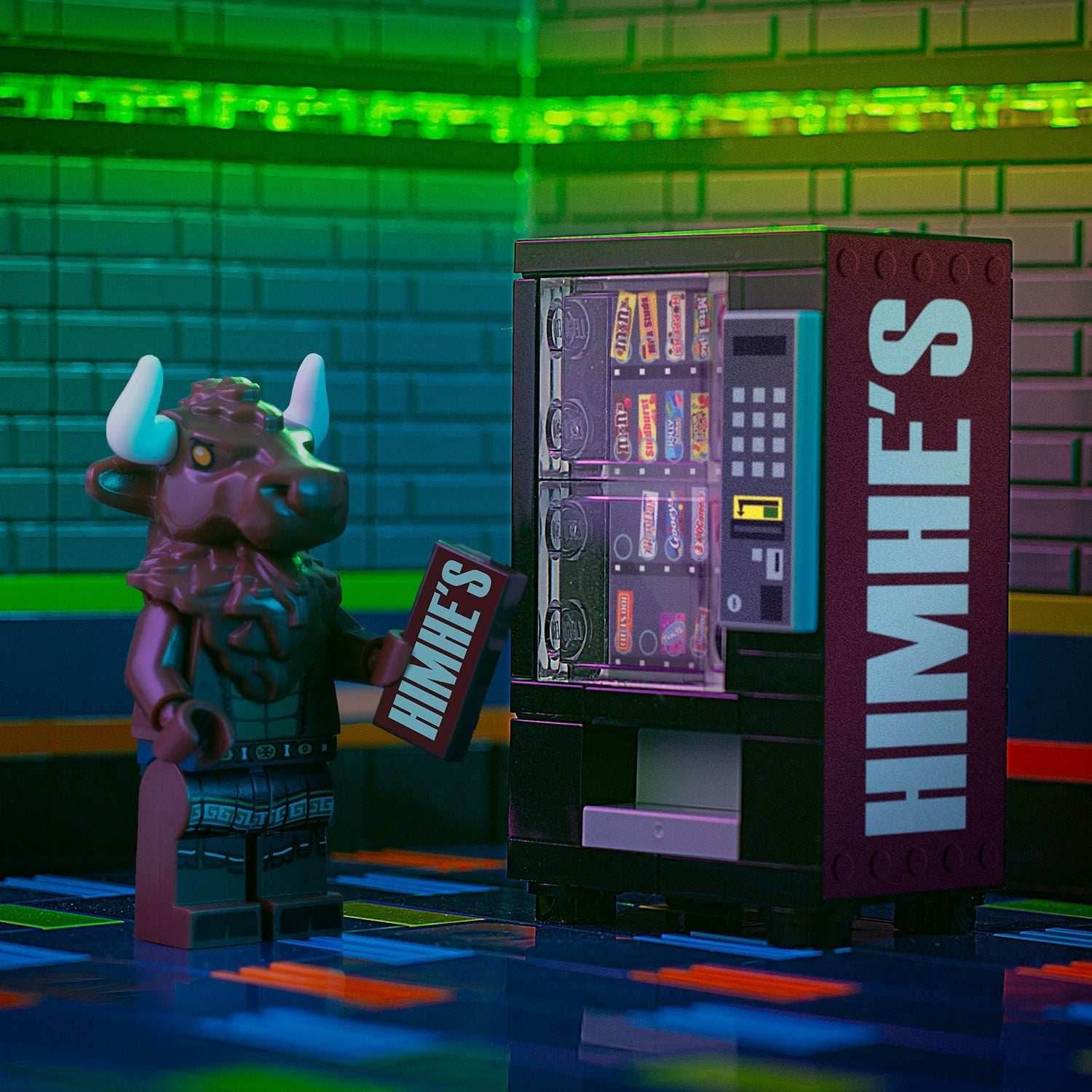 HimHe's - B3 Customs® Candy Vending Machine made using LEGO parts - 