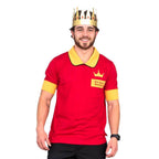 His Royal Beefiness King Halloween Costume T-shirt and Crown Cosplay - S