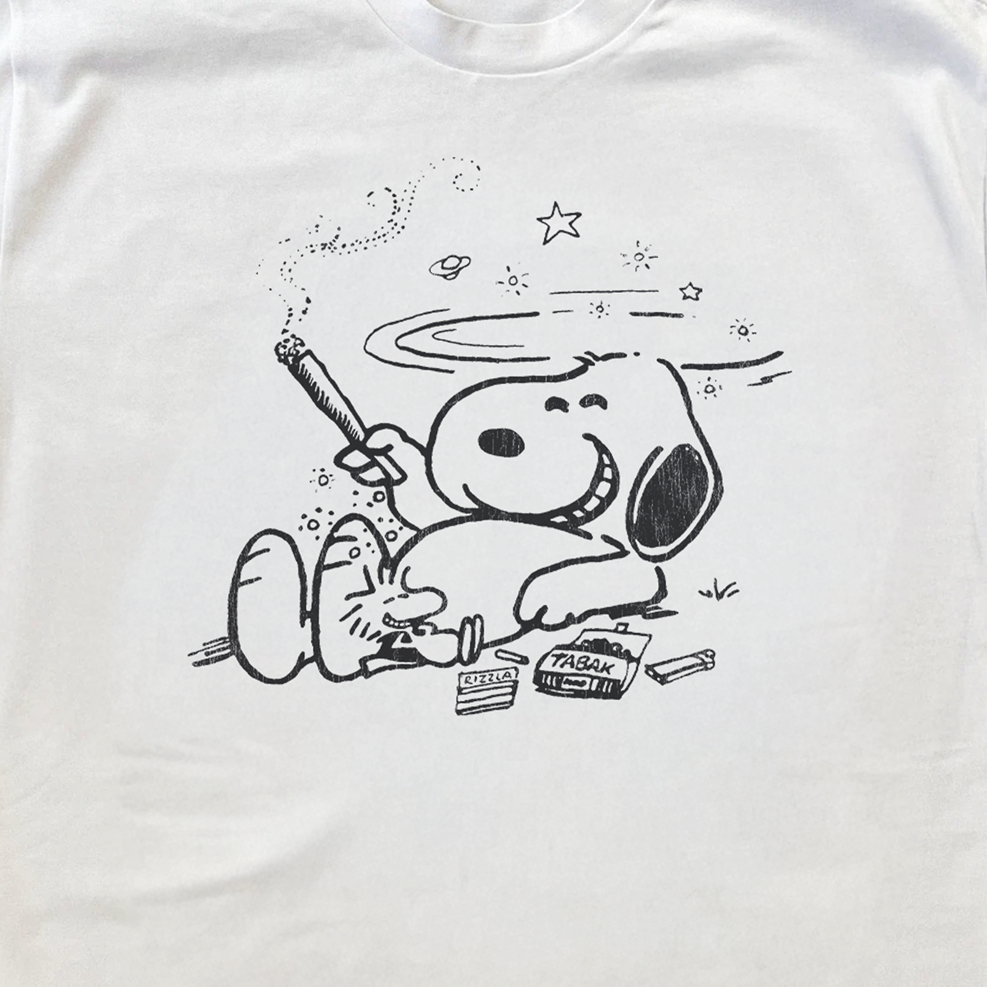 Rare 90S Snoopy Parody Smoking