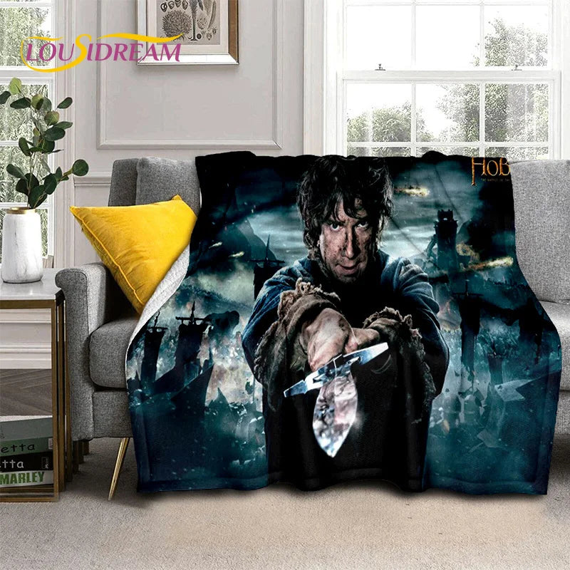 Hobbit Lord of The Rings Movie Blanket,Soft Throw