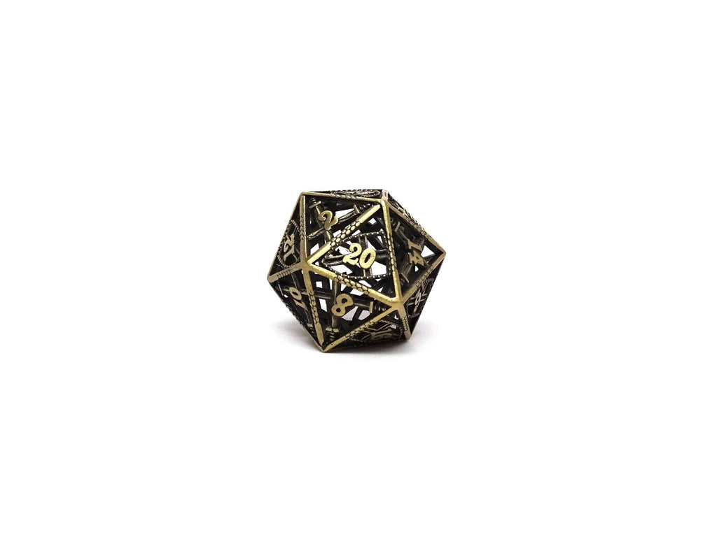 Hollow Dice of Divine Retribution - 5 Pack of D20 Dice - Role-Players