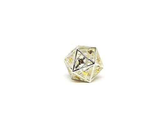 Hollow Dice of Divine Retribution - Silver D20