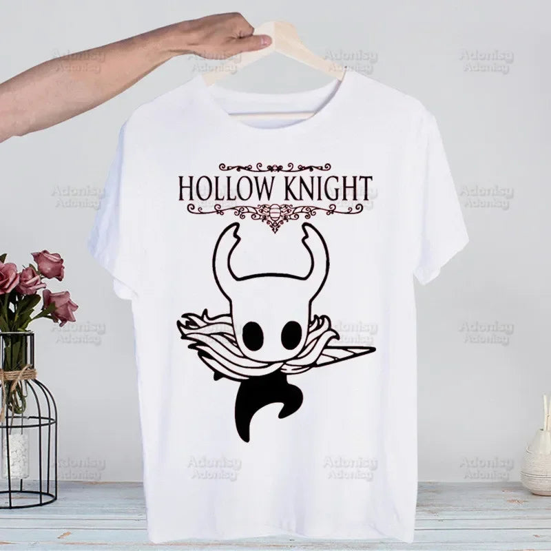 Hollow Knight Game Shirt Novelty  Vintage Crew Hollow Crew Team Neck Men's T-Shirt Women Top Tee Gift Streetwear