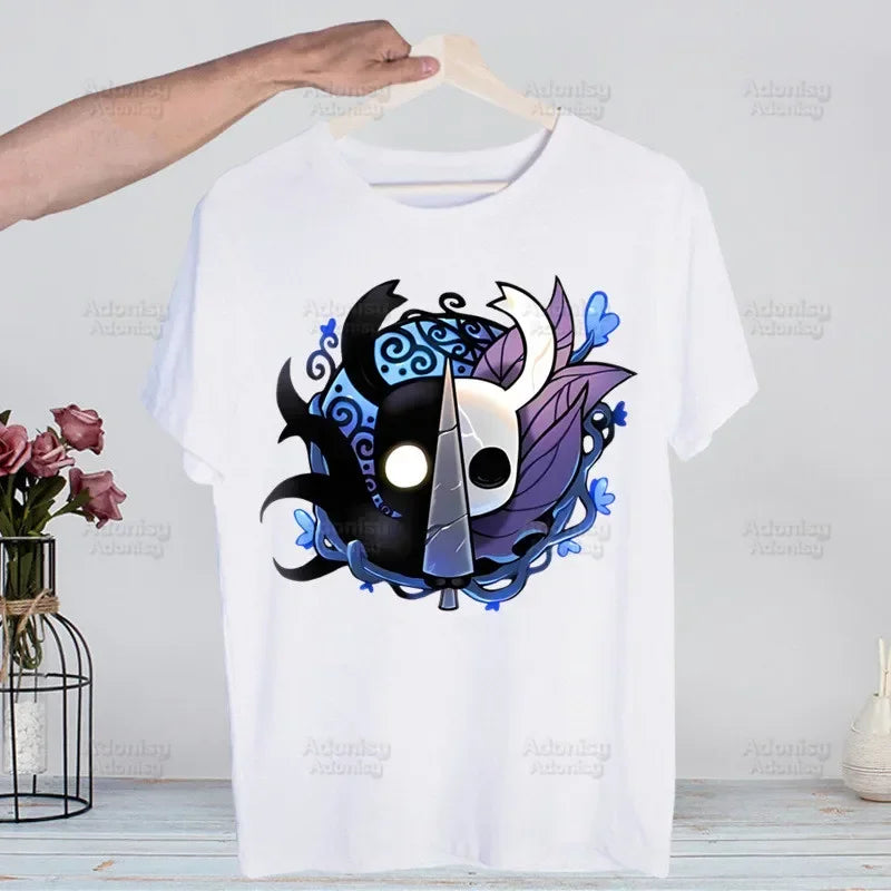 Hollow Knight Game Shirt Novelty  Vintage Crew Hollow Crew Team Neck Men's T-Shirt Women Top Tee Gift Streetwear