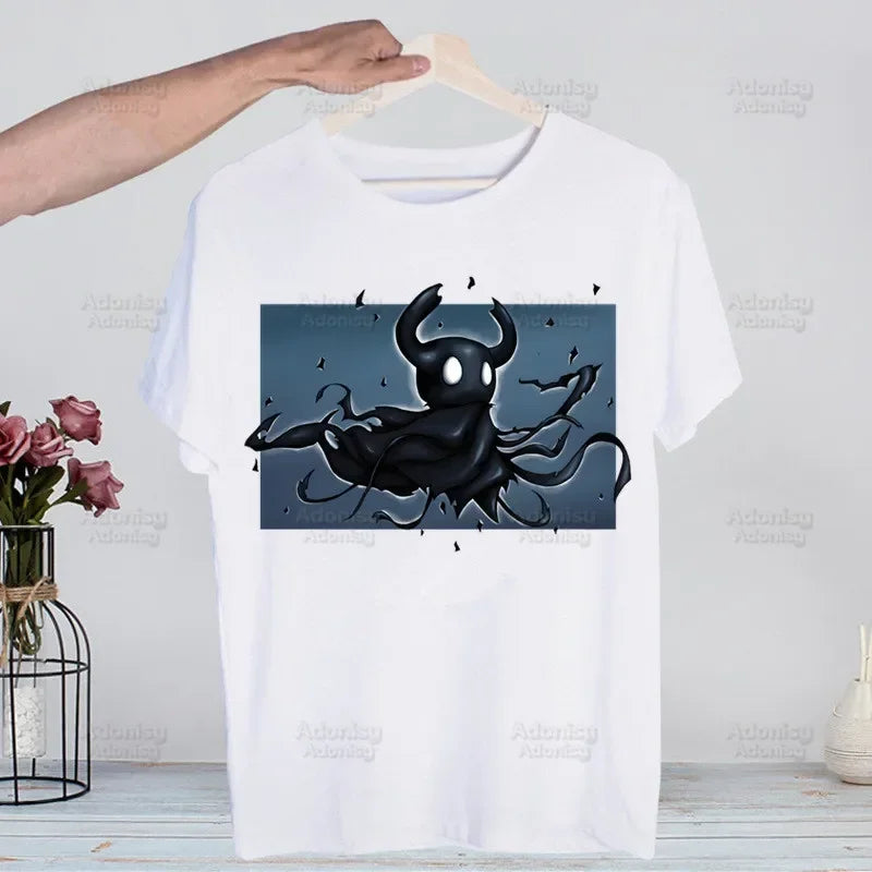 Hollow Knight Game Shirt Novelty  Vintage Crew Hollow Crew Team Neck Men's T-Shirt Women Top Tee Gift Streetwear