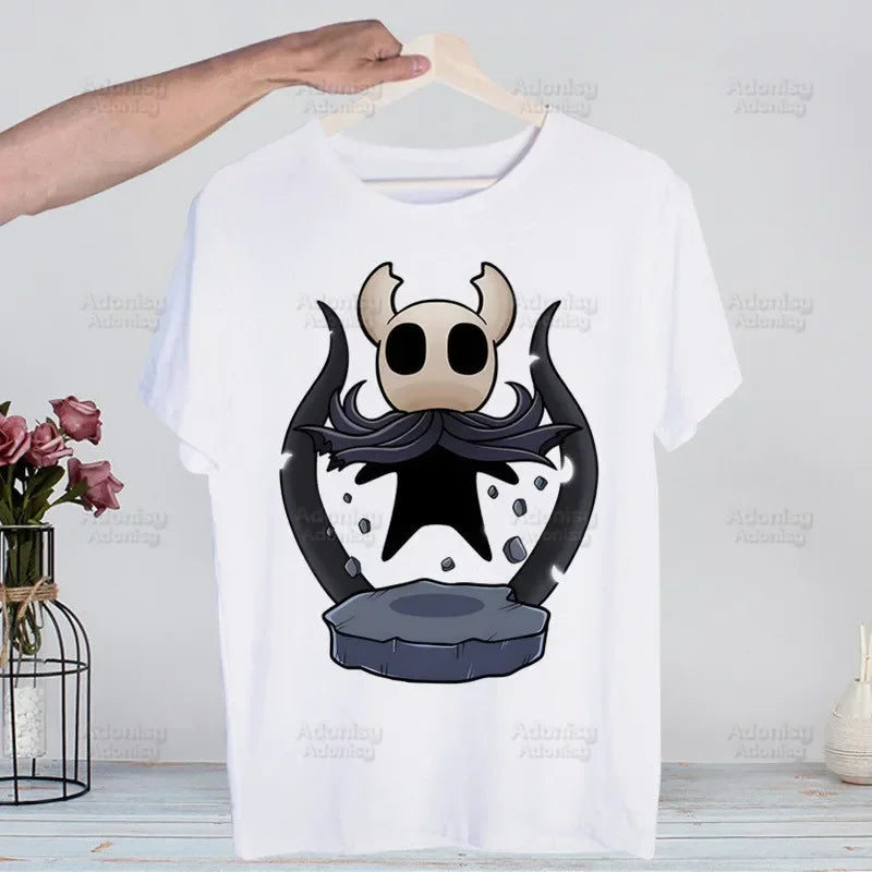 Hollow Knight Game Shirt Novelty  Vintage Crew Hollow Crew Team Neck Men's T-Shirt Women Top Tee Gift Streetwear