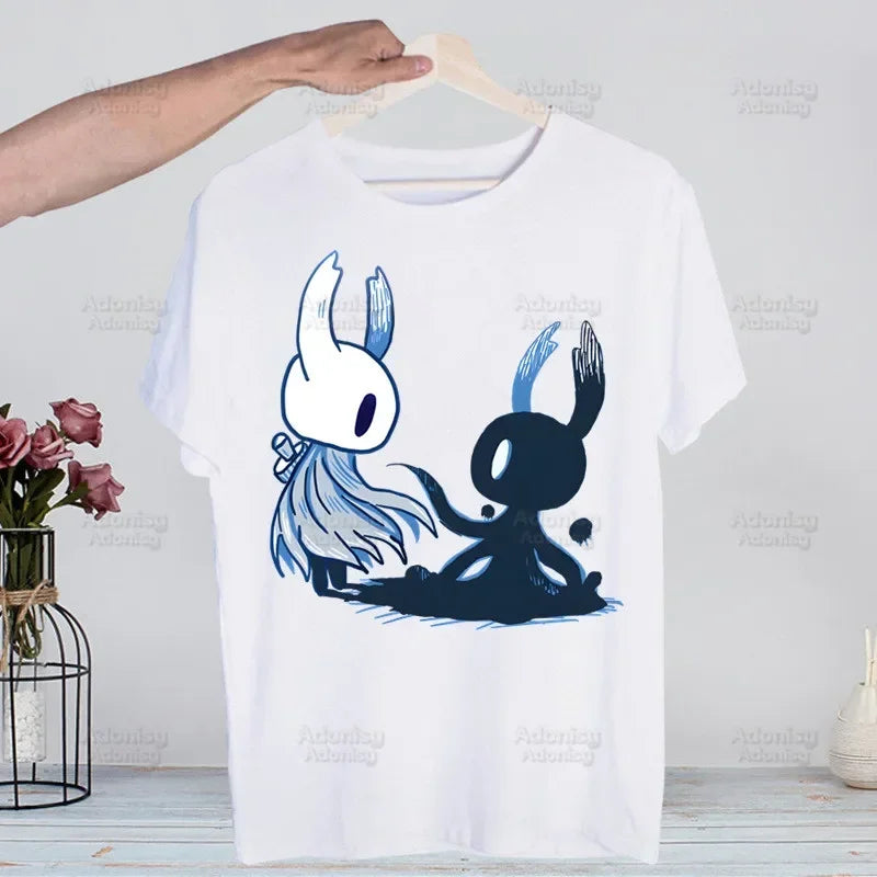 Hollow Knight Game Shirt Novelty  Vintage Crew Hollow Crew Team Neck Men's T-Shirt Women Top Tee Gift Streetwear