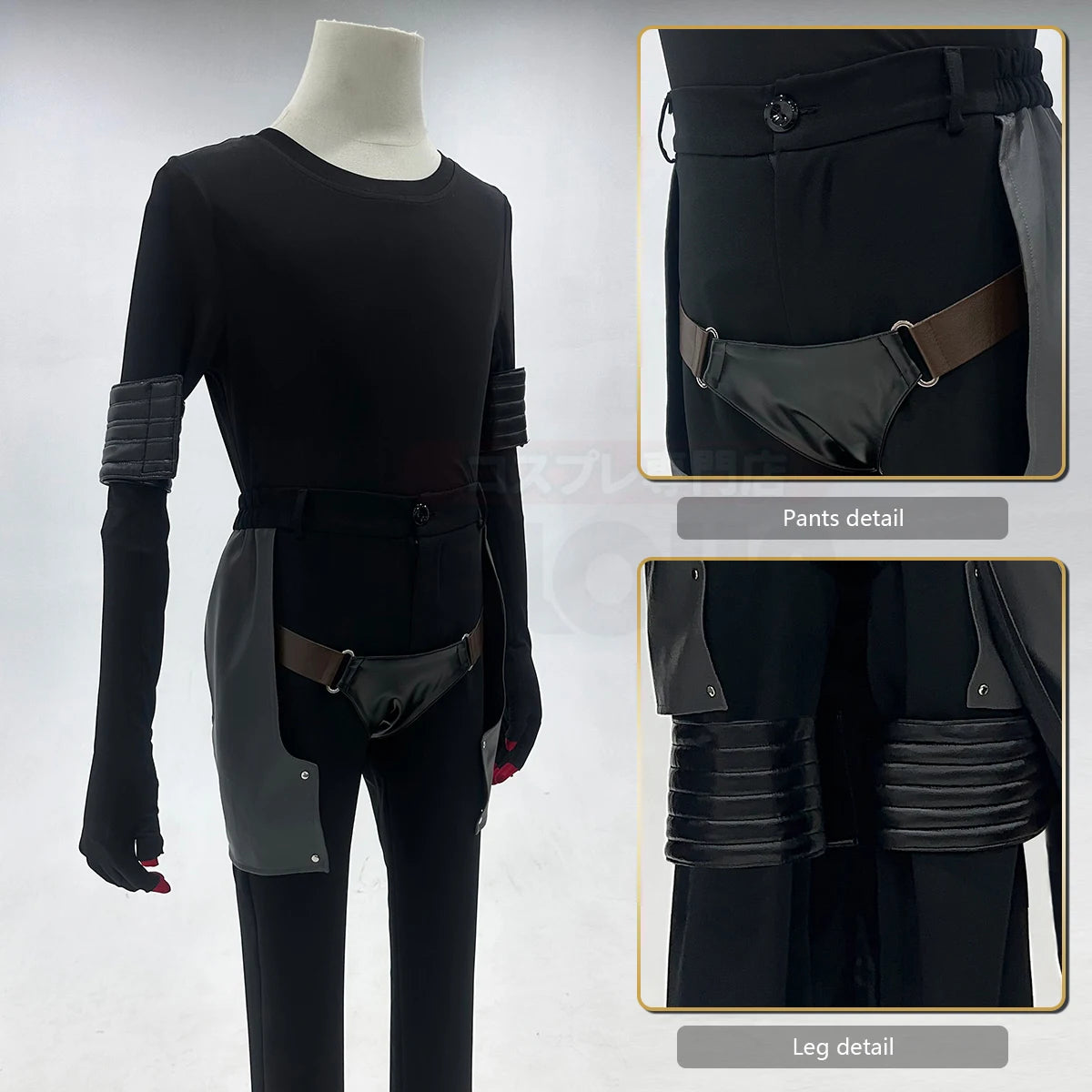 HOLOUN P5X Game Wonder Cosplay Costume Faux Leather Coat Pants Belt Grey Black Color Cos Convention Gift Halloween Christmas