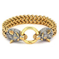 Viking Nordic Geri & Freki Stainless Steel Bracelet - 