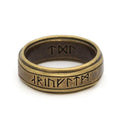 Viking Runes 316L Grade Stainless Steel Ring - 8