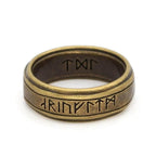 Viking Runes 316L Grade Stainless Steel Ring - 8