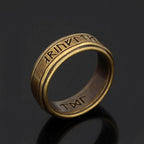 Viking Runes 316L Grade Stainless Steel Ring - 8