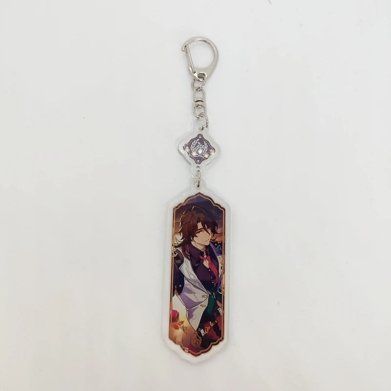 Honkai: Star Rail Keychain Sparkle Lunae Boothill Aventurine Acrylic Figure Keyring Anime Pendant Bag Gifts Accessories Women