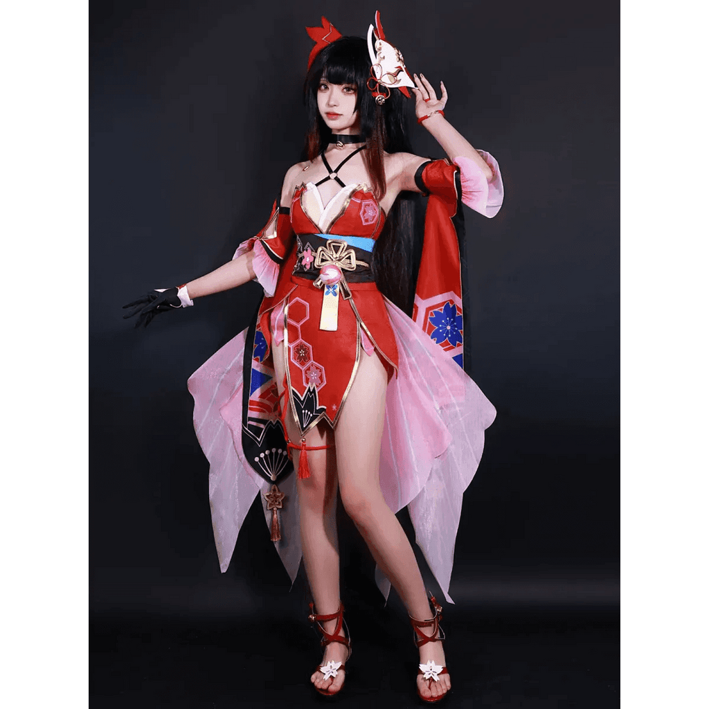 Honkai Star Rail Sparkle Cosplay Costume - Costume mask / XS