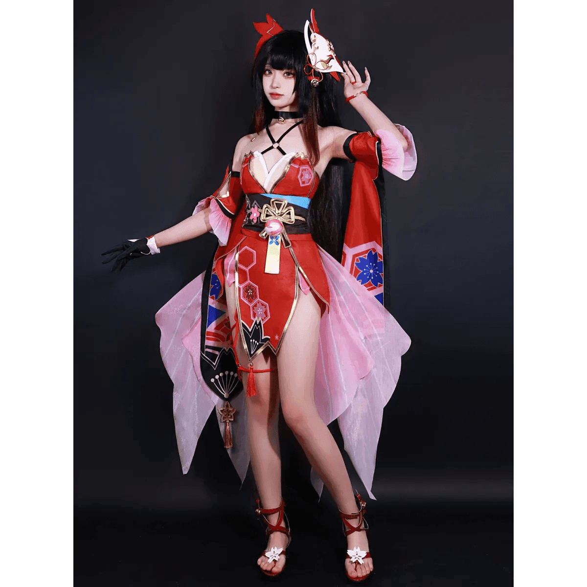 Honkai Star Rail Sparkle Cosplay Costume - Costume mask / XS