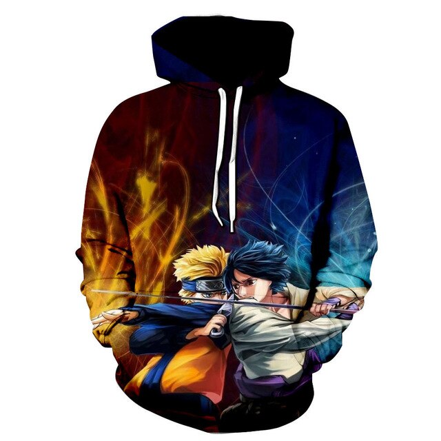 Hoodies Unisex Naruto Harajuku Japanese Anime Uchiha Itachi Printed Men's Hoodie Male Streetwear Fashion Casual sweatshirt Coat