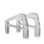 Horizontal Stand for PS5 Slim and Pro | Transparent Acrylic Base Holder Bracket