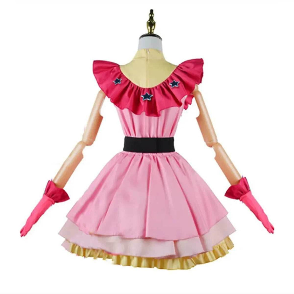 OSHI NO KO Ai Hoshino Cosplay Costume - Lolita Pink Uniform Dress - A1 one size / XS / CHINA | anime