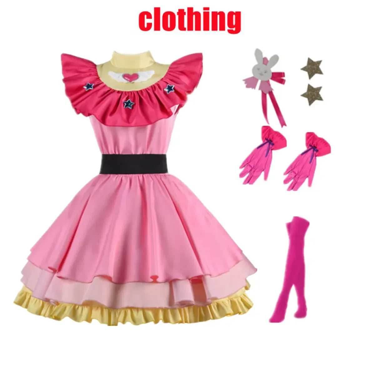 OSHI NO KO Ai Hoshino Cosplay Costume - Hoshino Rubii Arima Kana Lolita Dress - A1 one size / XS / Nearest Warehouse