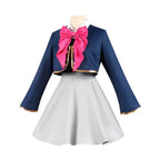 Hoshino Rubii Cosplay Costume - Oshi no Ko Anime JK Uniform Dress - A1 Wig / XS / CHINA | hoshino rubii