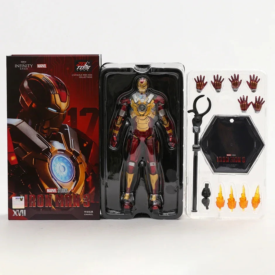 Hot Toys Marvel Iron Man Mark MK 1-7 17 21 42 43 45 46 85 Tony Stark Collection Model Action Figure Toy Birthday Gift