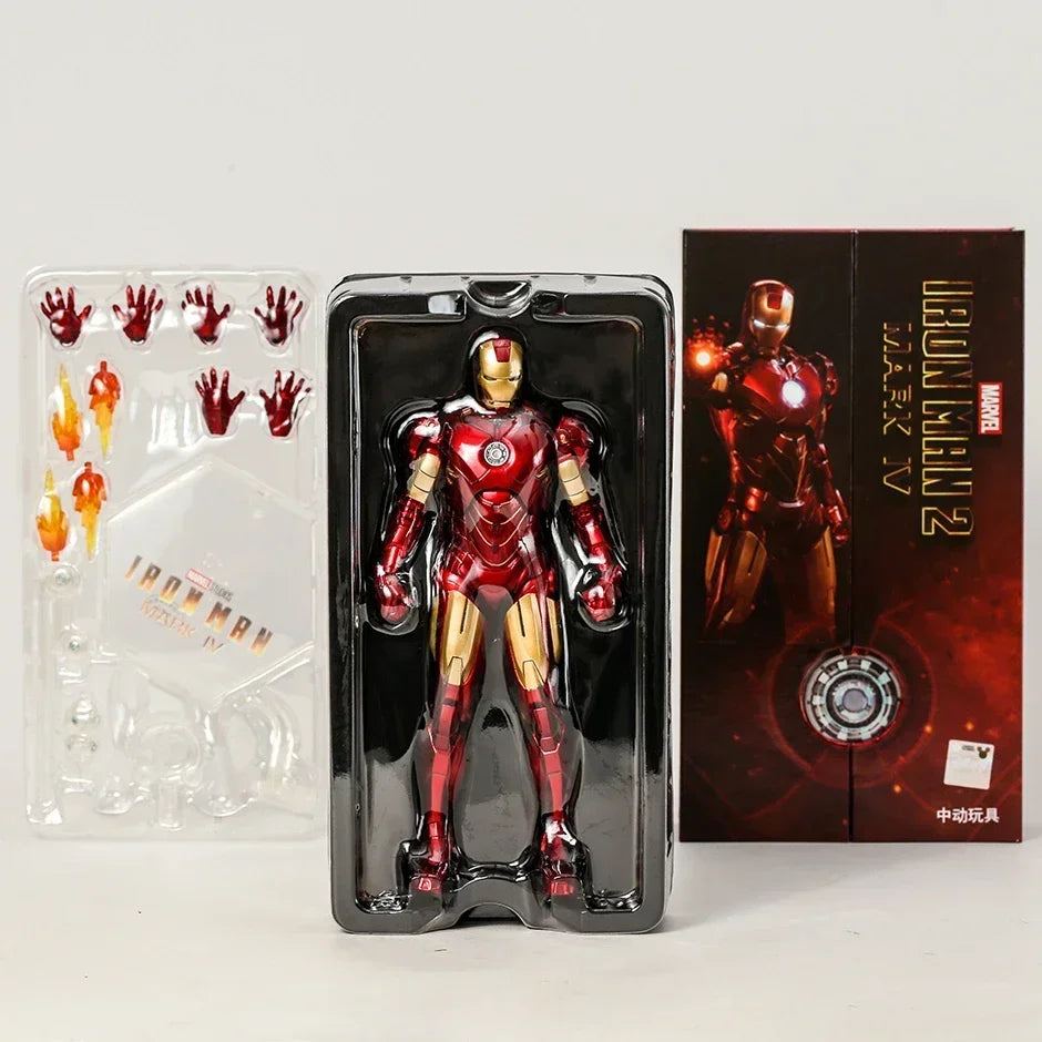 Hot Toys Marvel Iron Man Mark MK 1-7 17 21 42 43 45 46 85 Tony Stark Collection Model Action Figure Toy Birthday Gift