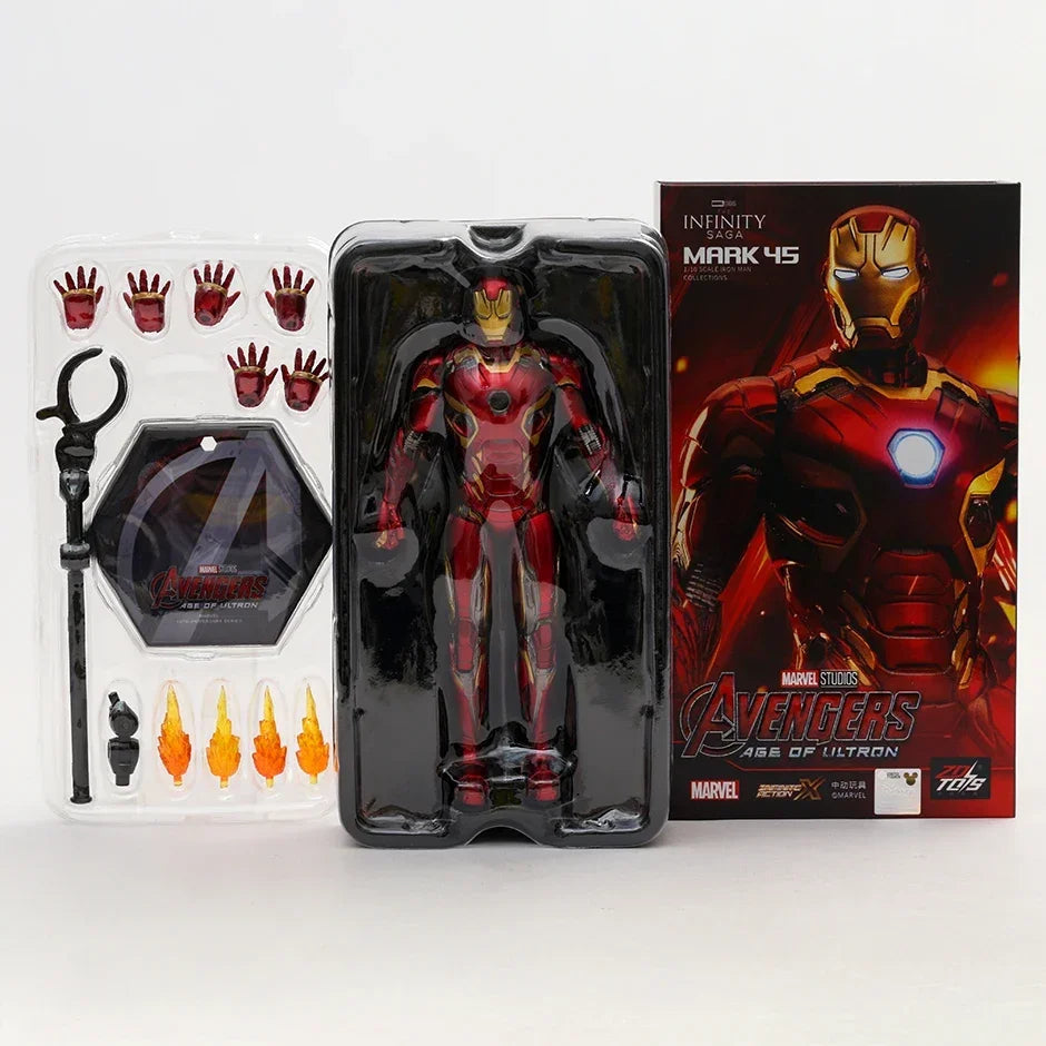 Hot Toys Marvel Iron Man Mark MK 1-7 17 21 42 43 45 46 85 Tony Stark Collection Model Action Figure Toy Birthday Gift