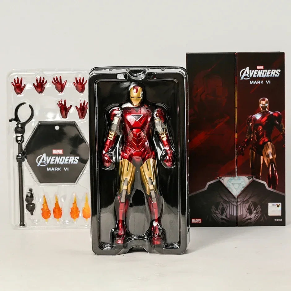 Hot Toys Marvel Iron Man Mark MK 1-7 17 21 42 43 45 46 85 Tony Stark Collection Model Action Figure Toy Birthday Gift