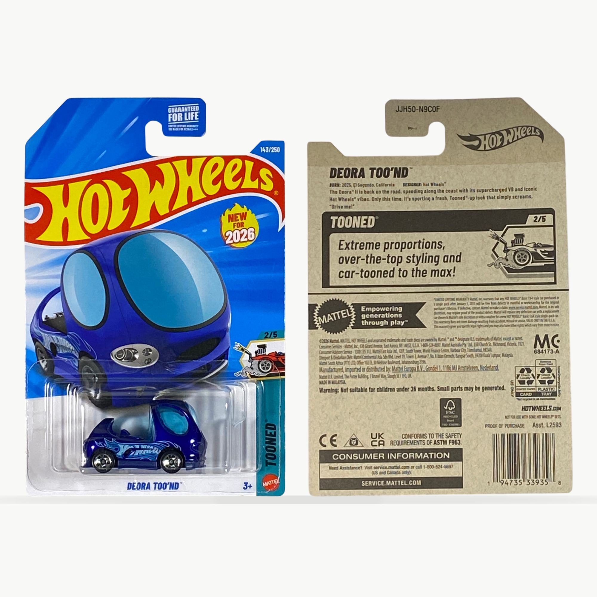 Hot Wheels Deora Too'nd Tooned 2/5