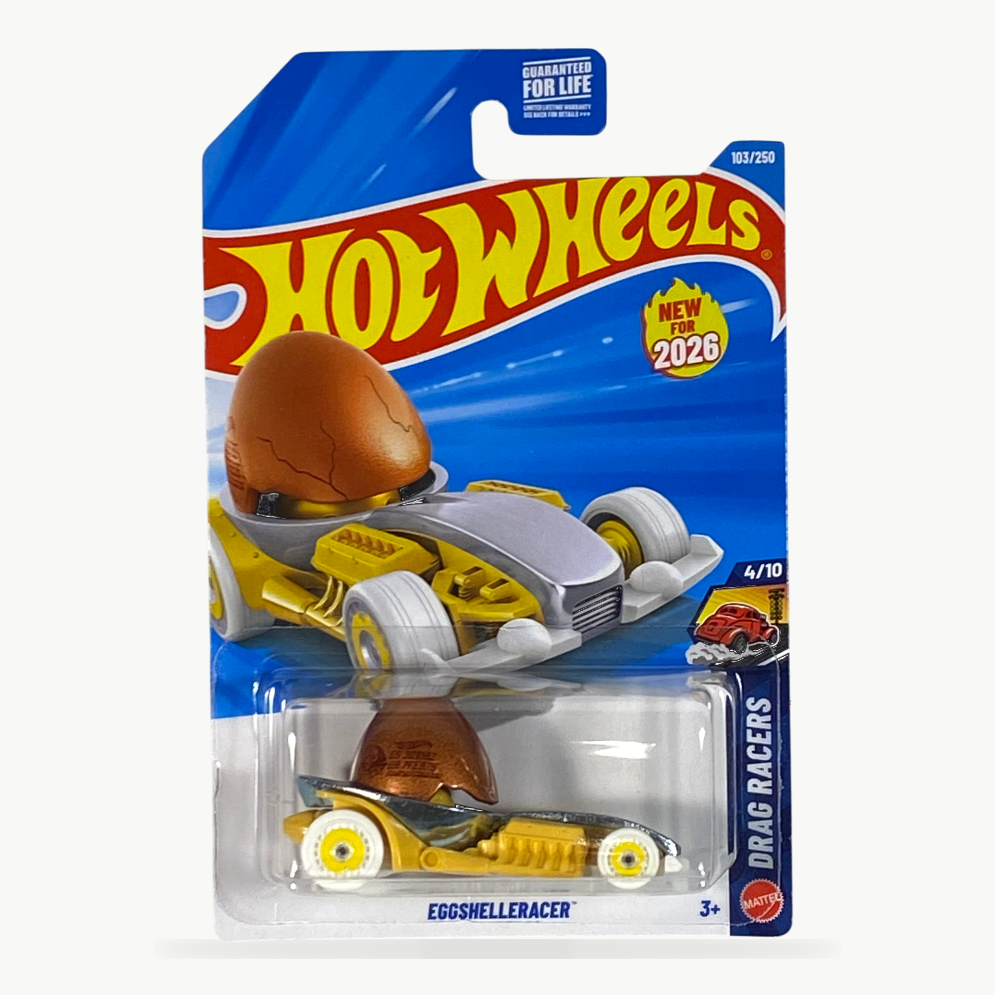 Hot Wheels EggShelleRacer | Drag Racers Series 4/10