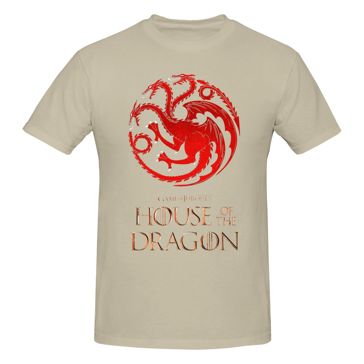 House Of The Dragon T Shirt Streetwear Plus Size Cotton Crewneck Short Sleeve Custom Anime Shirt