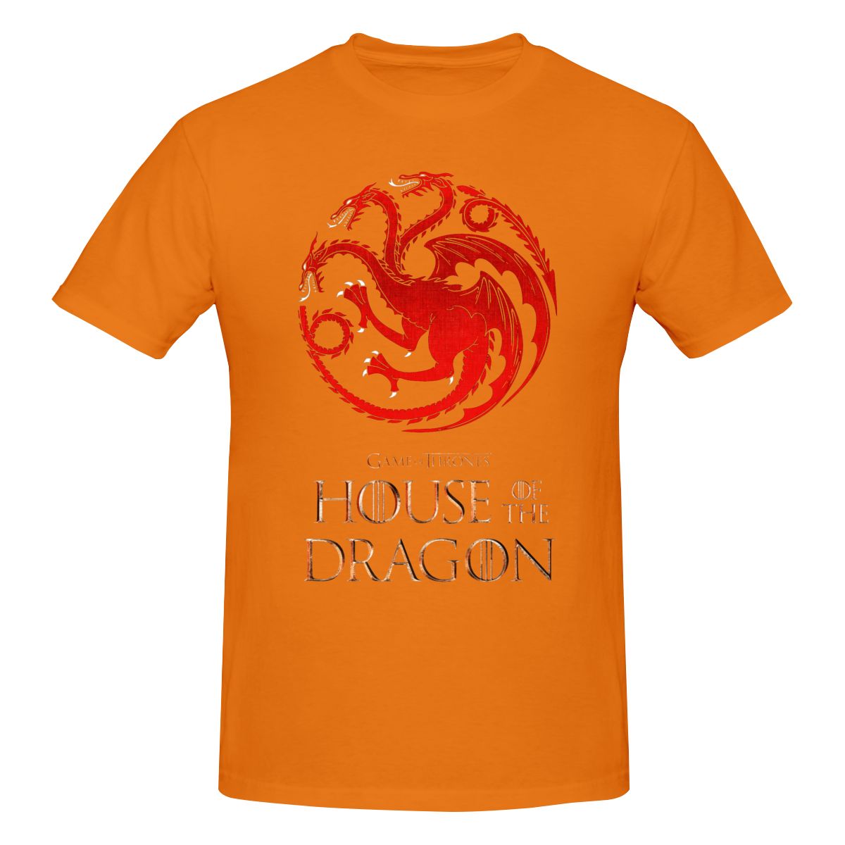 House Of The Dragon T Shirt Streetwear Plus Size Cotton Crewneck Short Sleeve Custom Anime Shirt