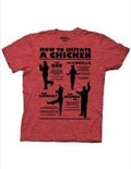 How To Imitate A Chicken Adult Heather Red T-shirt - S