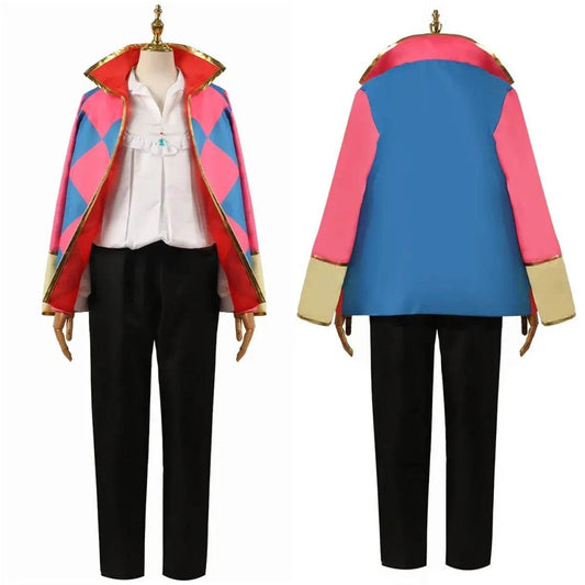 Howl Cosplay Costume – Howl's Moving Castle Outfit with Wig & Accessories - S / costume and wig