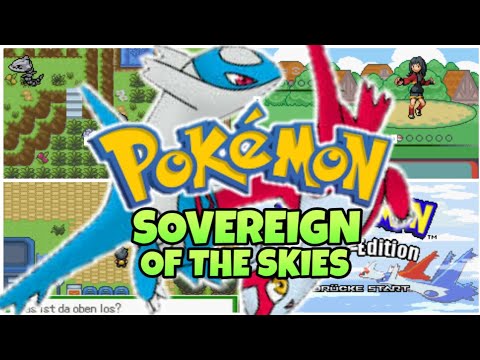 Pokemon Sovereign of the Skies GBA ROM Hack Video Game Gameboy Advance