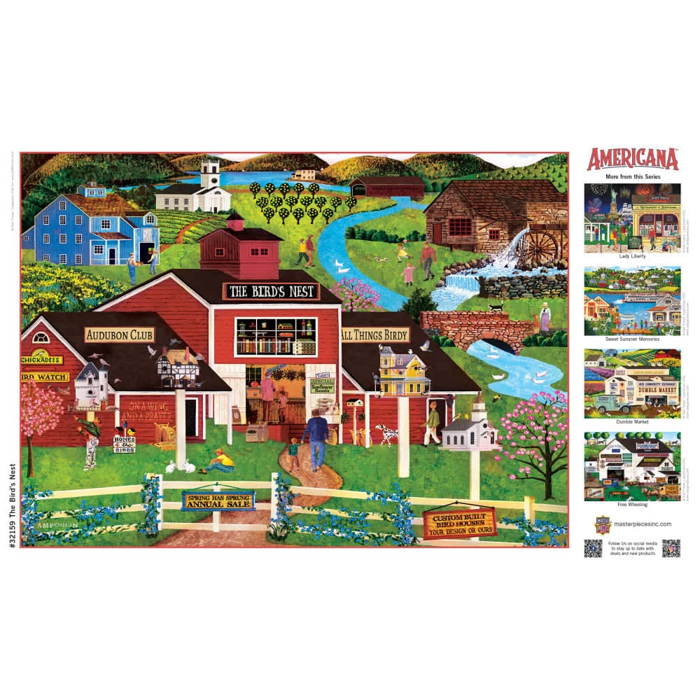 Americana - The Bird's Nest 500 Piece EZ Grip Jigsaw Puzzle