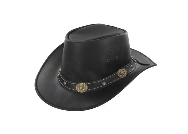 Leather Mustang Runner Outdoor Hat-1