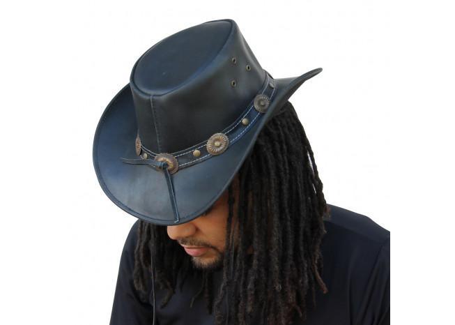 Leather Mustang Runner Outdoor Hat-3