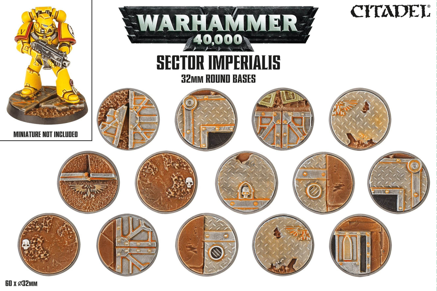 Sector Imperialis: 32mm Round Bases - 